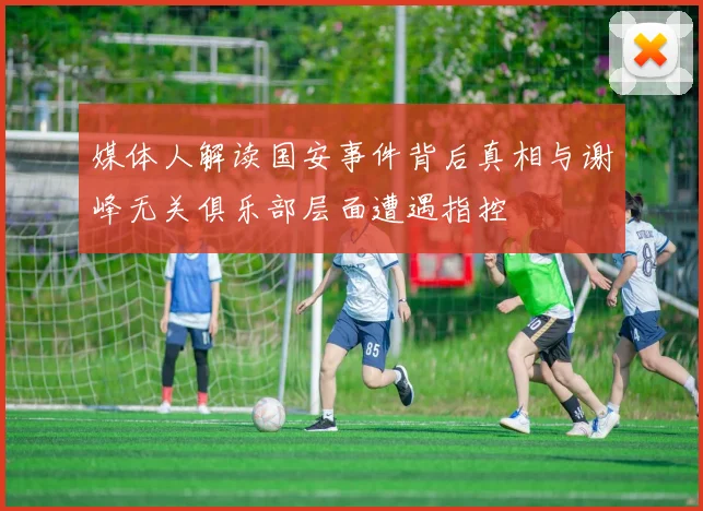 媒体人解读国安事件背后真相与谢峰无关俱乐部层面遭遇指控